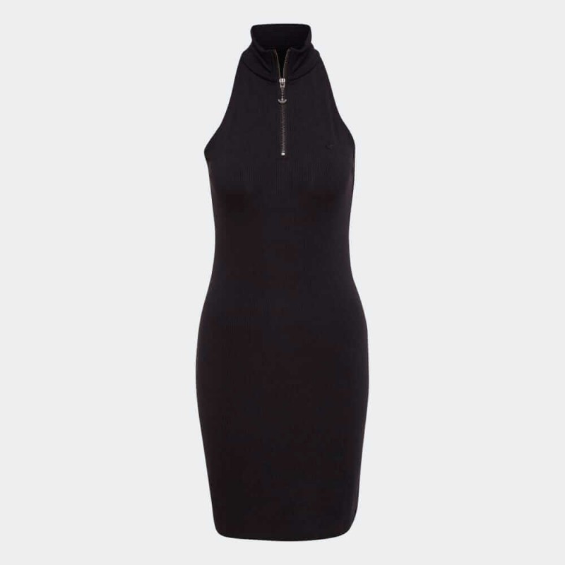 فستان اديداس كونتيمبو للنساء لون أسود- adidas Womens' Adicolor Contempo Dress - Black