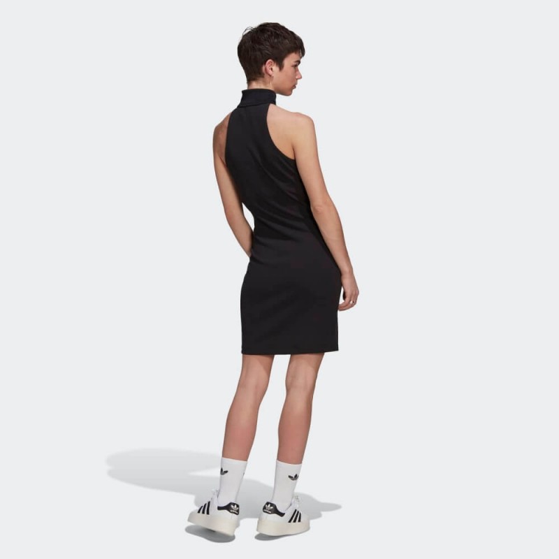 فستان اديداس كونتيمبو للنساء لون أسود- adidas Womens' Adicolor Contempo Dress - Black