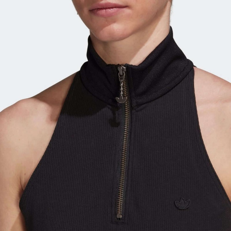 فستان اديداس كونتيمبو للنساء لون أسود- adidas Womens' Adicolor Contempo Dress - Black