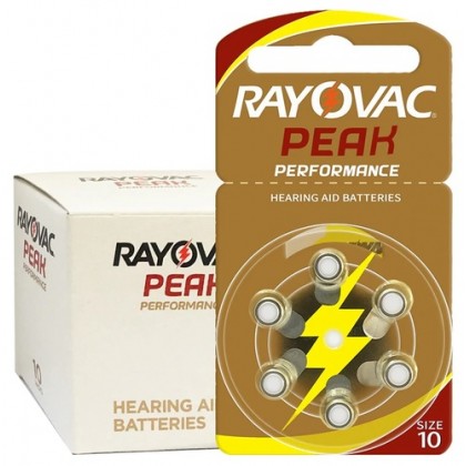 بطاريات سماعات رايوفاك بييك 10 (60 بطارية)