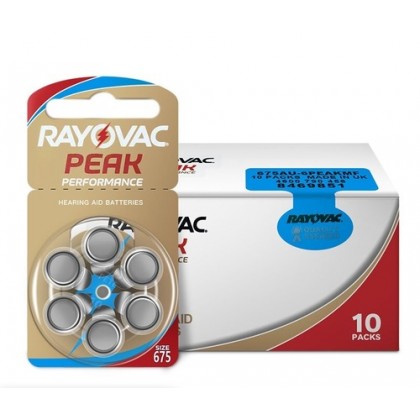 بطاريات سماعات رايوفاك بييك 675 (60 بطارية)