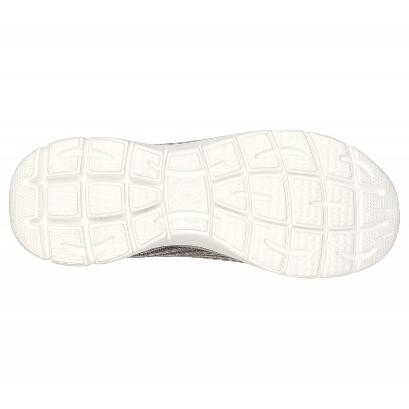 حذاء سكيتشرز سوميتس للنساء لون رمادي ونعل أبيض- Skechers Women's Summits Shoes