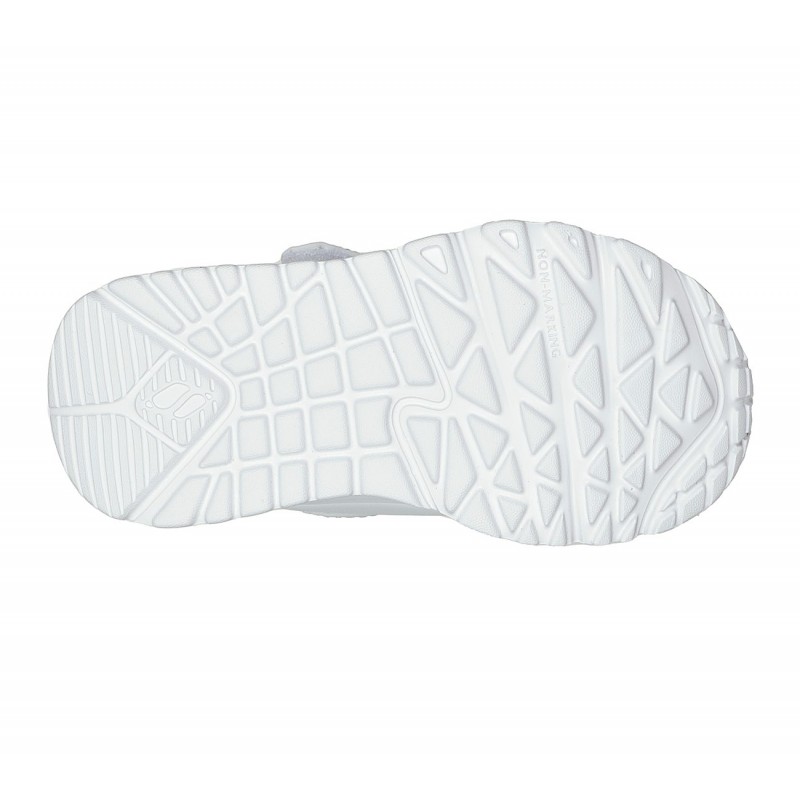 Skechers Kids' Uno Lite Shoes- حذاء سكيتشرز أونو لايت للأطفال لون أبيض