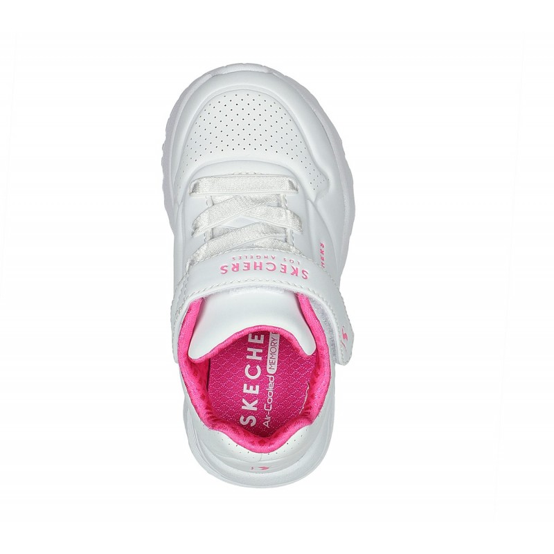 Skechers Kids' Uno Lite Shoes- حذاء سكيتشرز أونو لايت للأطفال لون أبيض