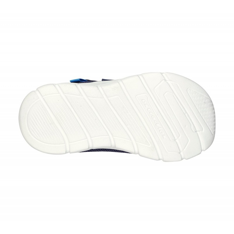 Skechers Kids' Comfy Flex - Mini Trainers Shoes- حذاء سكيتشرز كومفي فليكس ميني للأطفال لون كحلي ونعل ابيض