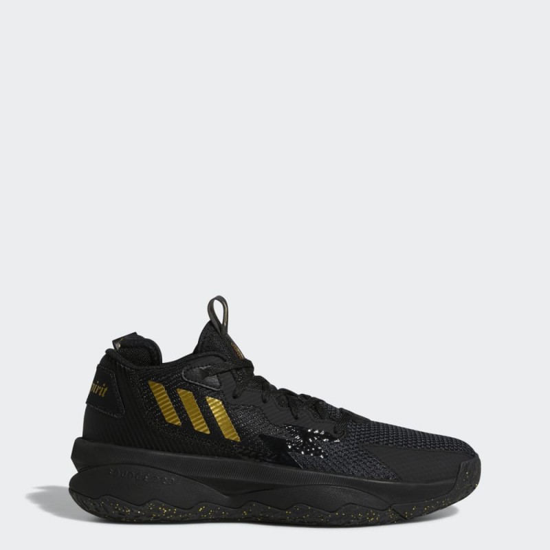 adidas Unisex Dame 8 Basketball Shoes - Black - حذاء اديداس دام 8 للجنسين لون أسود