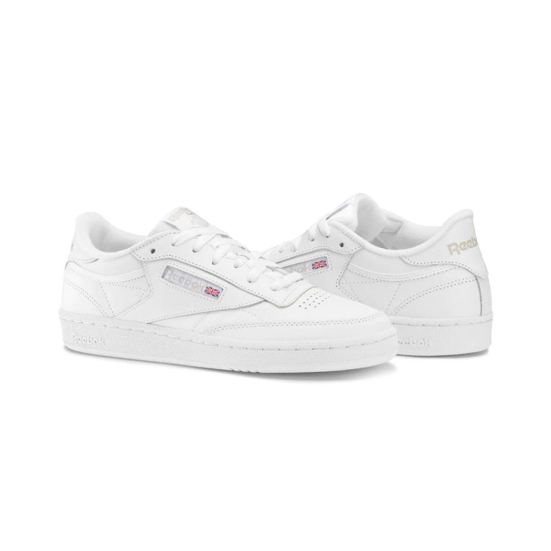 Reebok Womens' Club C 85 Shoes- حذاء ريبوك كلوب سي 85 للنساء لون أبيض