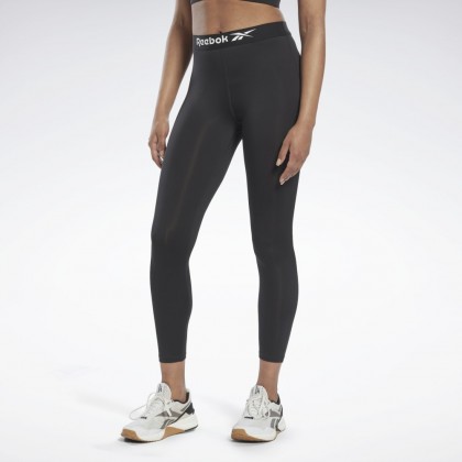 Reebok Womens' Workout Ready Basic Leggings- بنطلون ريبوك ضيق رياضي للنساء لون أسود‏