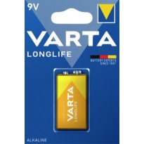 بطاريات فارتا لونغ لايف 9V Varta Batteries Longlife 9V