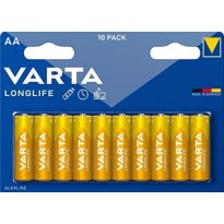 بطاريات فارتا لونغ لايف AA 10 Varta Batteries Longlife AA 10