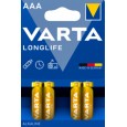 بطاريات فارتا لونغ لايف AAA 4 Varta Batteries Longlife AAA 4