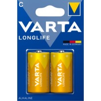 بطاريات فارتا لونغ لايف C 2 Varta Batteries Longlife C 2