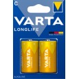 بطاريات فارتا لونغ لايف C 2 Varta Batteries Longlife C 2