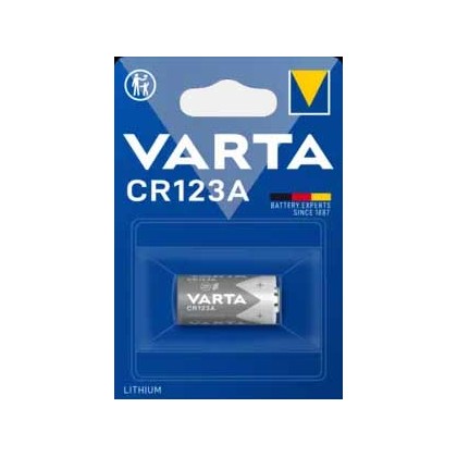 بطاريات فارتا ليثيوم CR123A Varta Lithium Batteriers CR123A
