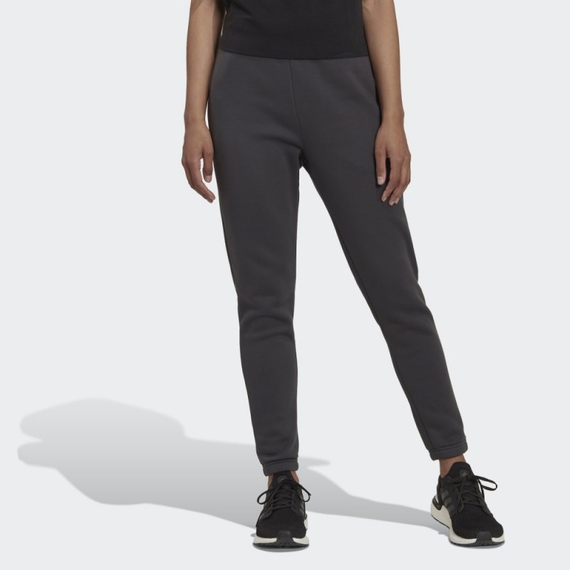 Adidas Womens' Studio Lounge Regular Fit Pants-Grey 