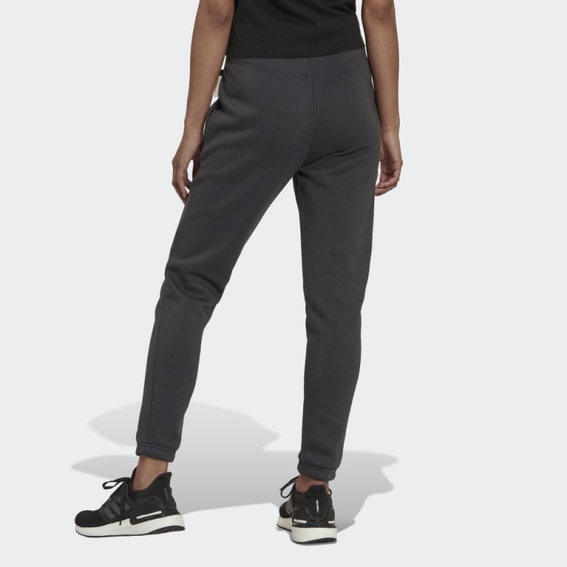 Adidas Womens' Studio Lounge Regular Fit Pants-Grey 
