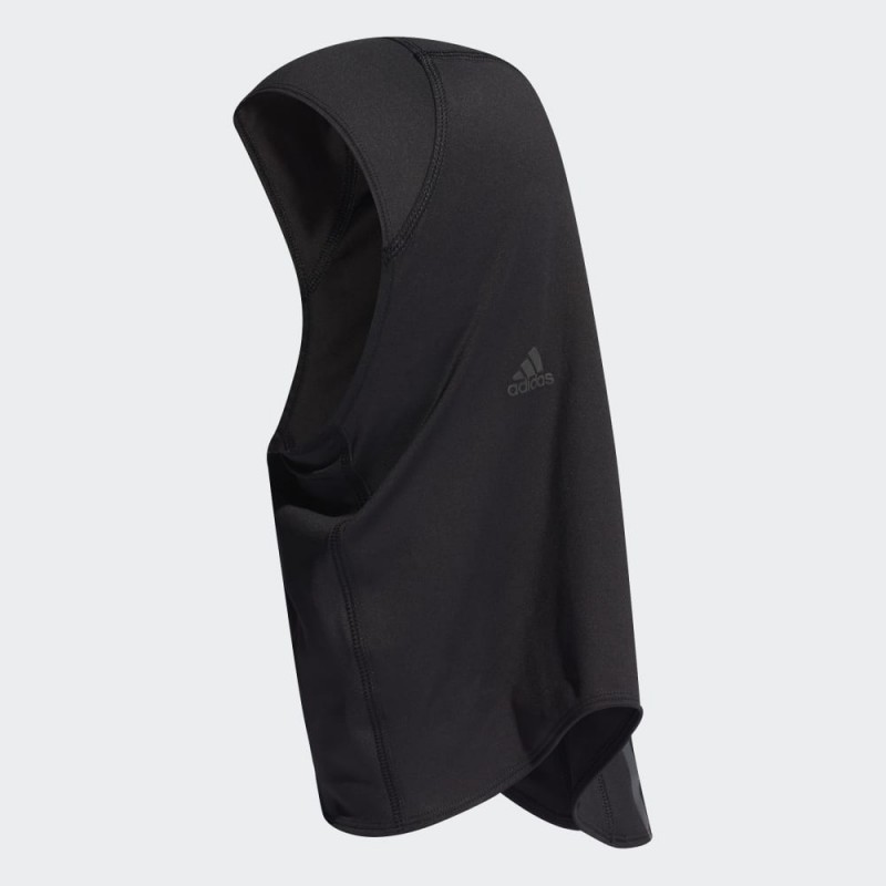 حجاب سباحة بطباعة 3 خطوط من أديداس للنساء لون أسود ADIDAS RUN ICONS 3-STRIPES SPORT