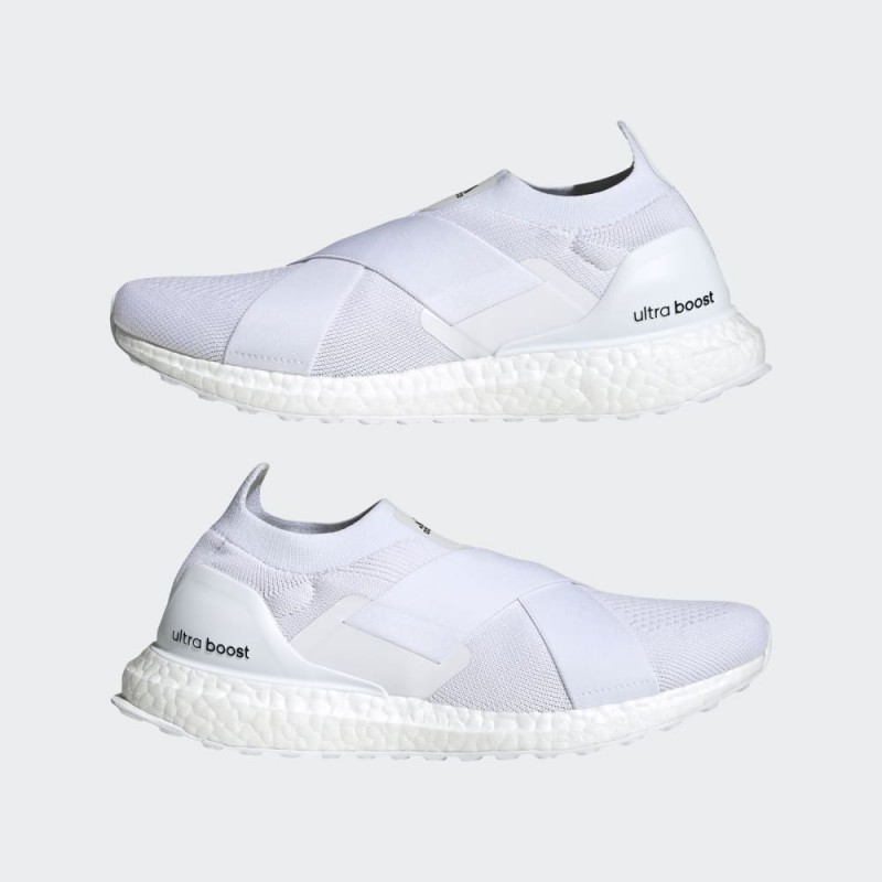 adidas Womens' Ultraboost Slip-On DNA Shoes - White- حذاء اديداس ألترا بوست سليب أون دي ان ايه للنساء لون أبيض