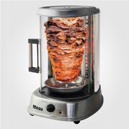 ماكنة شاورما ميجا مع غطاء زجاج TB2023A 1500W