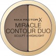 ماكس فاكتور ميراكل كونتور ثنائي الظل، خفيف/متوسط، 11 جرام Max Factor