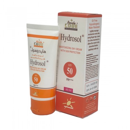 Beauty Code Hydrosol Moisturizing Day Cream With Sun Protection 50SPF PA+++ هايدروسول مرطب للنهار واقي من اشعة الشمس 60 مل