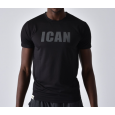 ICAN DRAY FIT T-SHIRT تيشيرت شبابي دراي فيت لون اسود