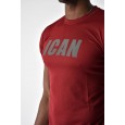 ICAN DRAY FIT T-SHIRT تيشيرت شبابي دراي فيت لون خمري