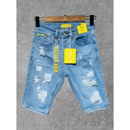 شورت جينز شبابي منBUFFER DENIM