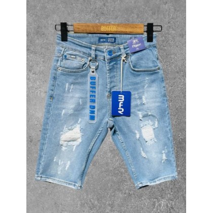 شورت جينز شبابي منBUFFER DENIM