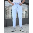 بنطلون جينز شبابي بوي فرند من DENIM BRO