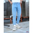 بنطلون جينز شبابي بوي فرند من DENIM BRO