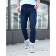 بنطلون جينز شبابي بوي فرند من DENIM BRO