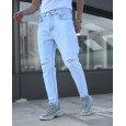 بنطلون جينز شبابي بوي فرند من DENIM BRO