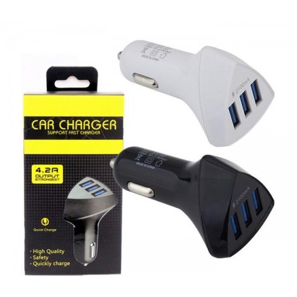 شاحن سيارة usb3 4.2A