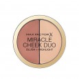 Max Factor Miracle Contour Duo Sculpt + Highlight 20 Brown Peach & Champagne