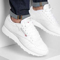 Reebok CLassic Leather Men white Sport Shoe