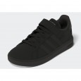 adidas Grand Court Elastic Lace and Top Strap Shoes حذاء سبورت للأطفال لون أسود