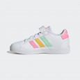 adidas GRAND COURT COURT ELASTIC LACE AND TOP STRAP SHOES حذاء سبورت للنساء لون ابيض