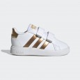 adidas GRAND COURT SUSTAINABLE LIFESTYLE SHOES حذاء للاطفال لون ابيض