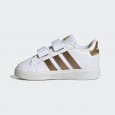 adidas GRAND COURT SUSTAINABLE LIFESTYLE SHOES حذاء للاطفال لون ابيض