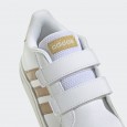 adidas GRAND COURT SUSTAINABLE LIFESTYLE SHOES حذاء للاطفال لون ابيض