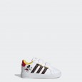 adidas X DISNEY GRAND COURT MICKEY HOOK-AND-LOOP SHOES حذاء للاطفال لون ابيض