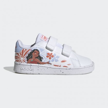 adidas X DISNEY ADVANTAGE MOANA HOOK-AND-LOOP SHOES حذاء للاطفال لون ابيض