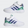 adidas NEBZED ELASTIC LACE TOP STRAP SHOES حذاء للاطفال لون ابيض