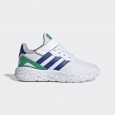 adidas NEBZED ELASTIC LACE TOP STRAP SHOES حذاء للاطفال لون ابيض