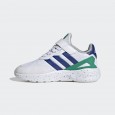 adidas NEBZED ELASTIC LACE TOP STRAP SHOES حذاء للاطفال لون ابيض