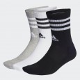 adidas 3-STRIPES CUSHIONED CREW SOCKS 3 PAIRS جرابات للشباب متعدد الالوان