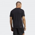 adidas TRAIN ESSENTIALS FEELREADY LOGO TRAINING TEE تيشيرت للشباب لون اسود