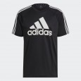 adidas AEROREADY SERENO LOGO TEE تيشريت شبابي مع لوجو لون أسود