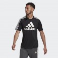 adidas AEROREADY SERENO LOGO TEE تيشريت شبابي مع لوجو لون أسود